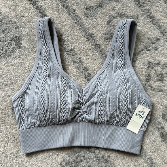 aerie Other - NWT Aerie Grey Seamless Bralette